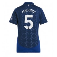 Camiseta Manchester United Harry Maguire #5 Visitante Equipación para mujer 2024-25 manga corta